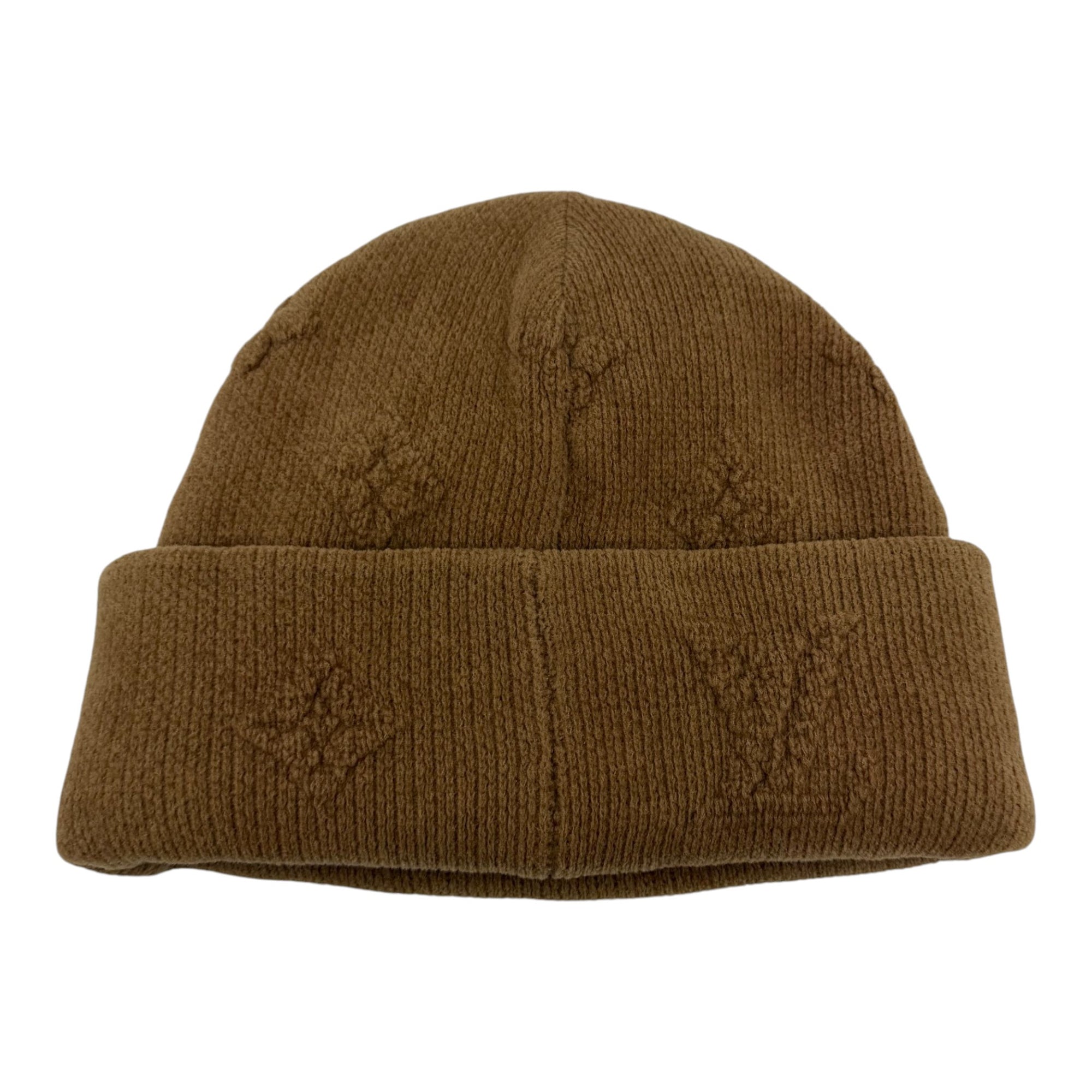 Louis Vuitton LV Crush Monogram Beanie Camel