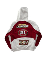 Supreme Football Zip Up Hooded Sweatshirt (FW25) White