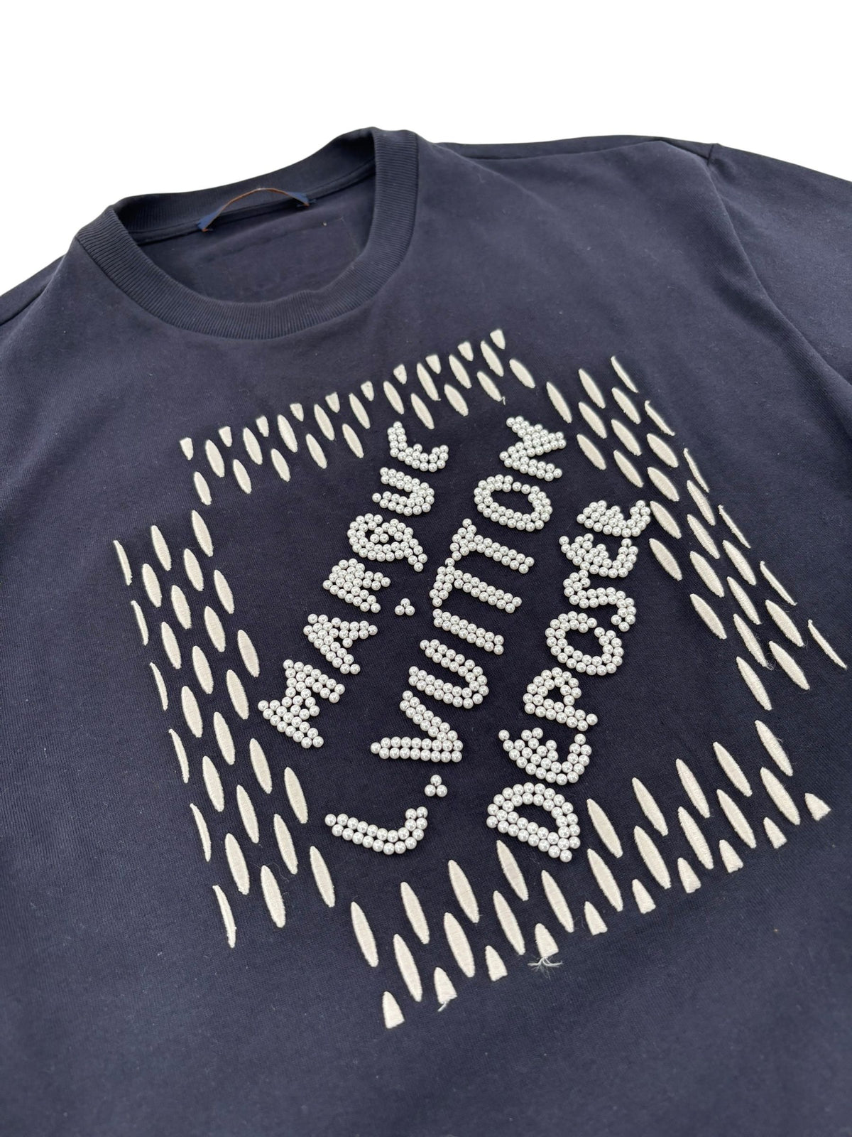 Louis Vuitton Beaded Marqui Tee Navy