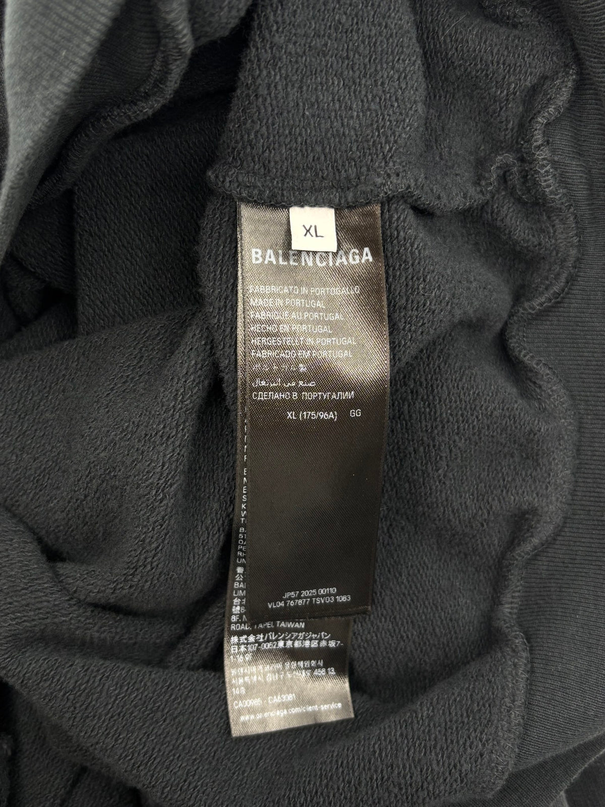 Balenciaga Nano BB Hoodie Black