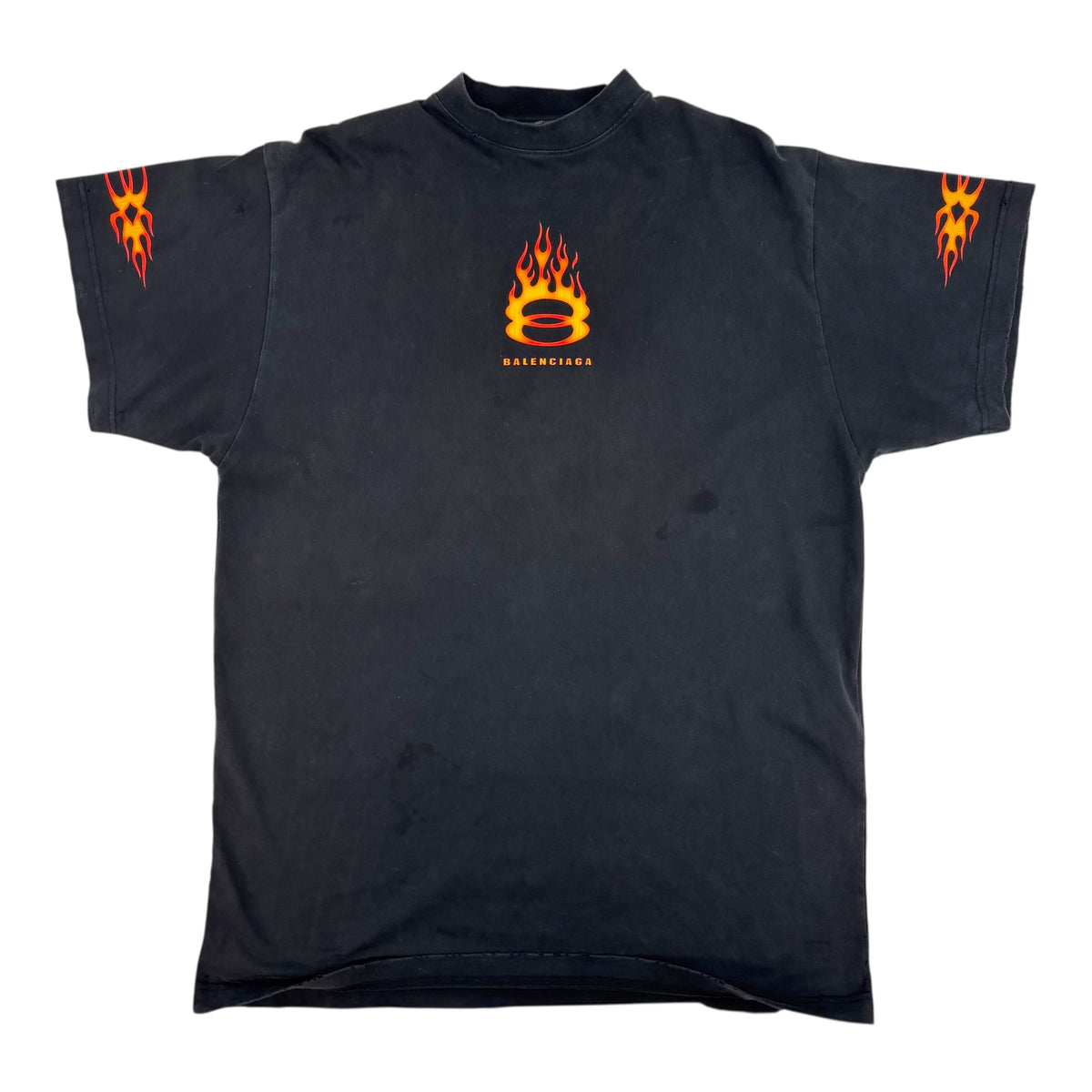 Balenciaga Burning Unity Tee Black