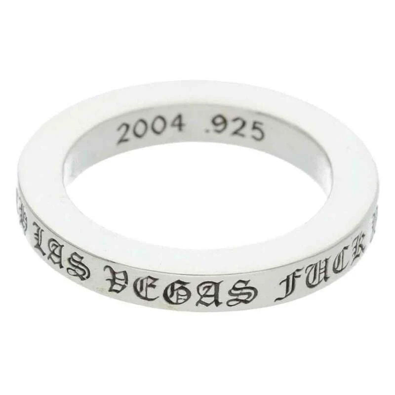 Chrome Hearts Las Vegas F You SIlver Ring