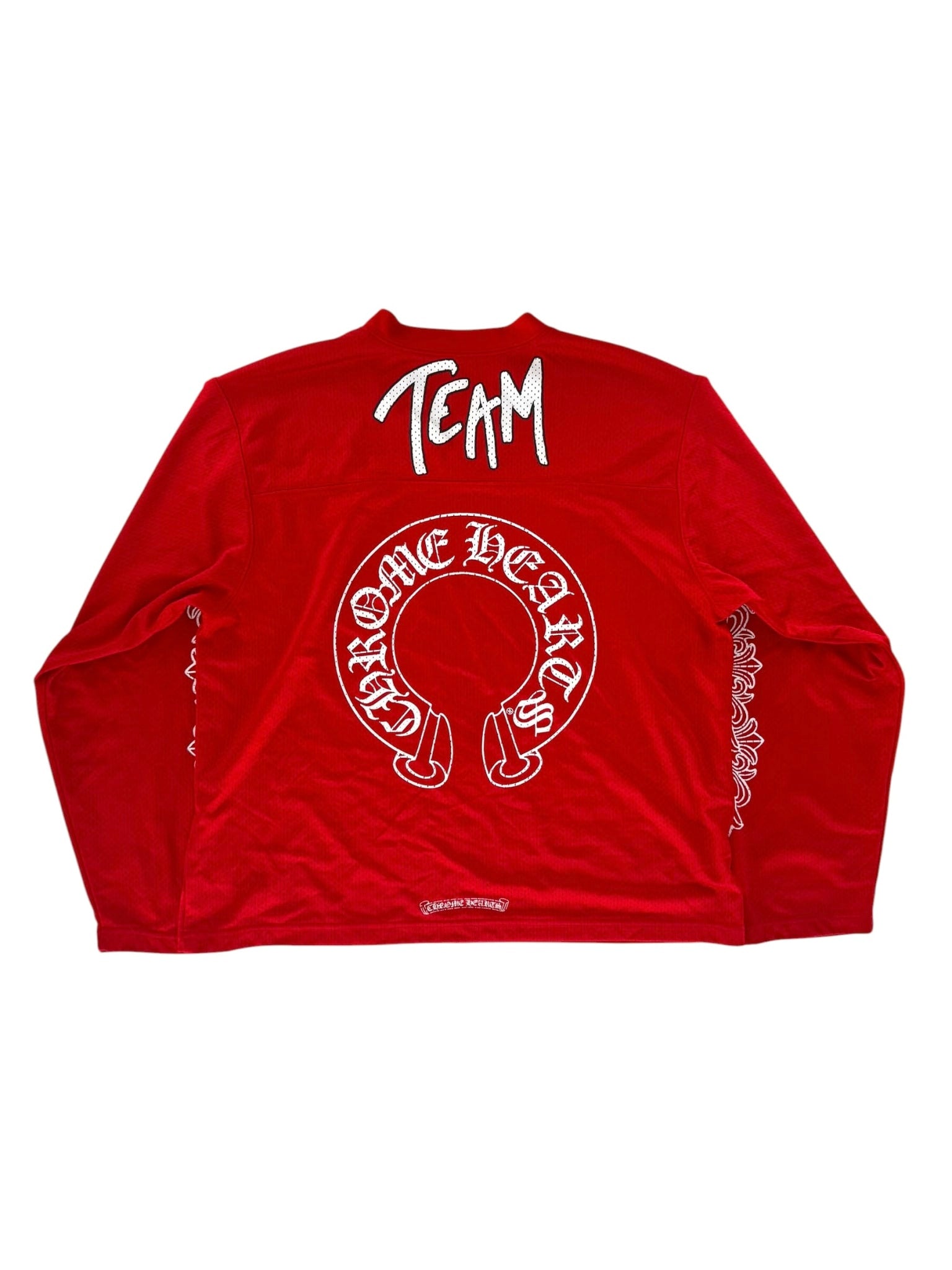 Chrome Hearts Matty Boy Mesh Long Sleeve Jersey Red