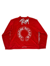 Chrome Hearts Matty Boy Mesh Long Sleeve Jersey Red