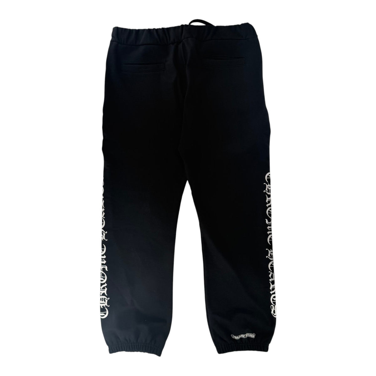 Chrome Hearts Scroll Logo Sweatpants Black
