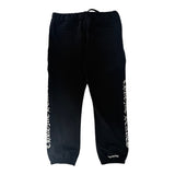 Chrome Hearts Scroll Logo Sweatpants Black