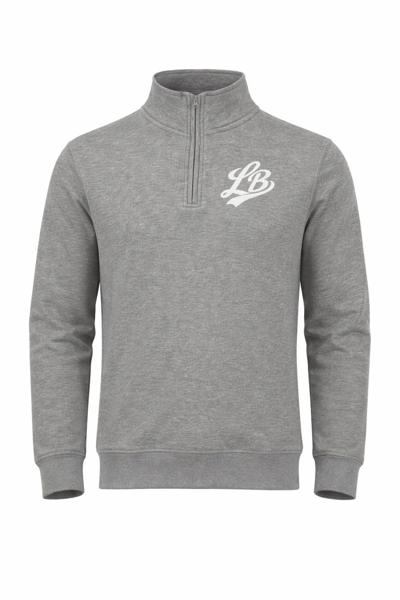 Luxury Box Quarter Zip Grey