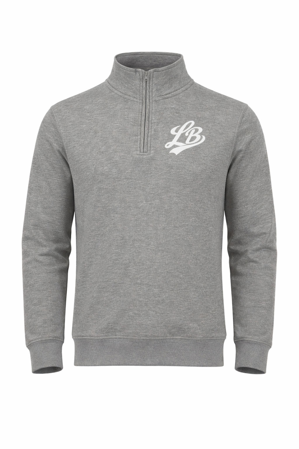 Luxury Box Quarter Zip Grey