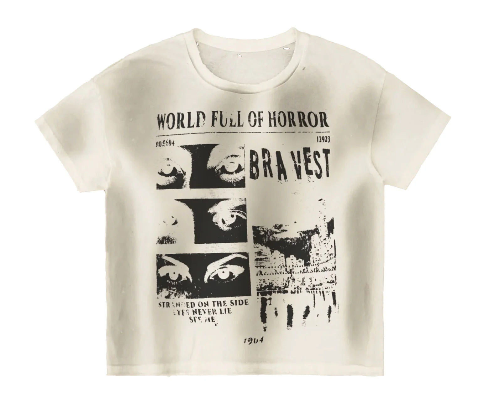 Horrors Vintage Tee White