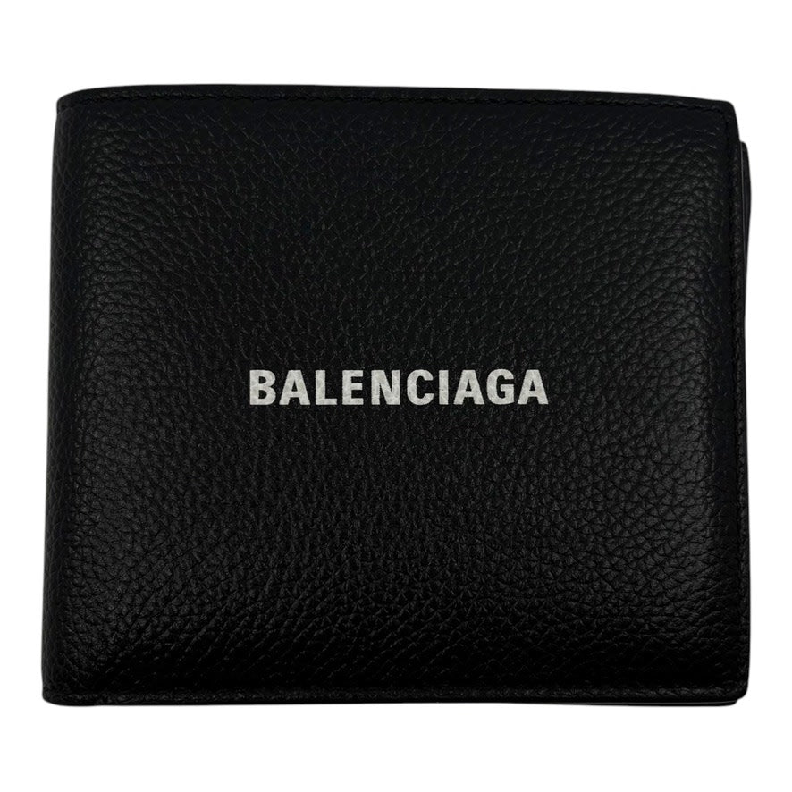 Balenciaga Logo Wallet Black