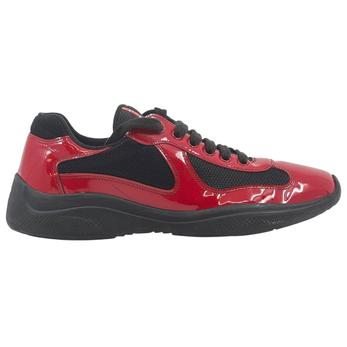 Prada Americas Cup Sneaker Red & Black