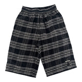 Chrome Hearts After School Cross Patch Flannel Shorts Grey