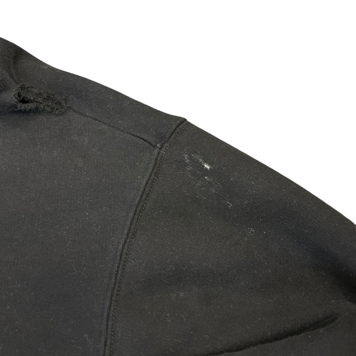 Balenciaga Caps Destroyed Hoodie Black/White