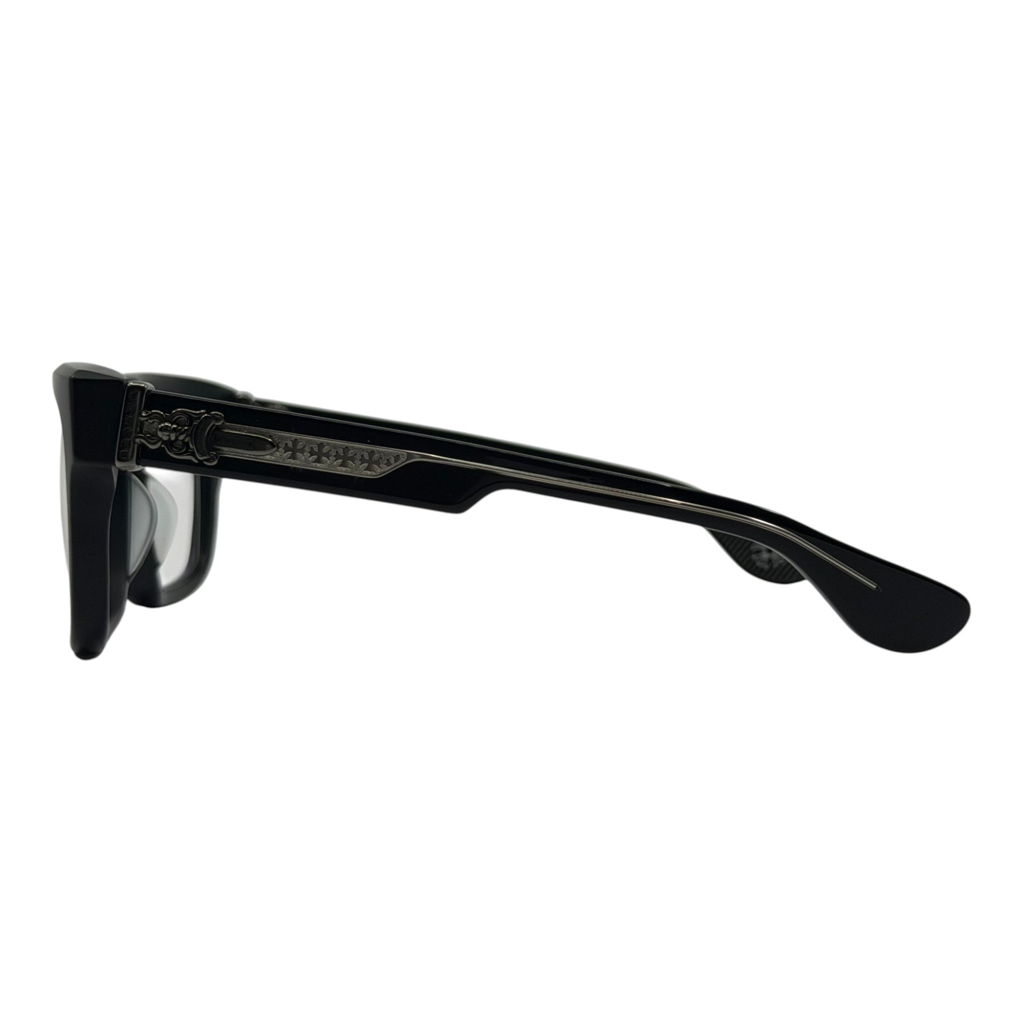 Chrome Hearts Box Officer Glasses Matte Black