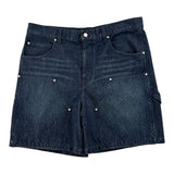 Louis Vuitton Monogram Carpenter Denim Shorts Blue