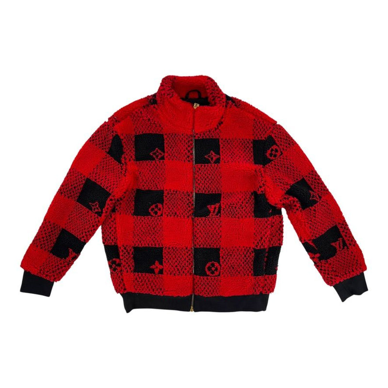 Louis Vuitton Damier Fleece Blouson "Red/Black"