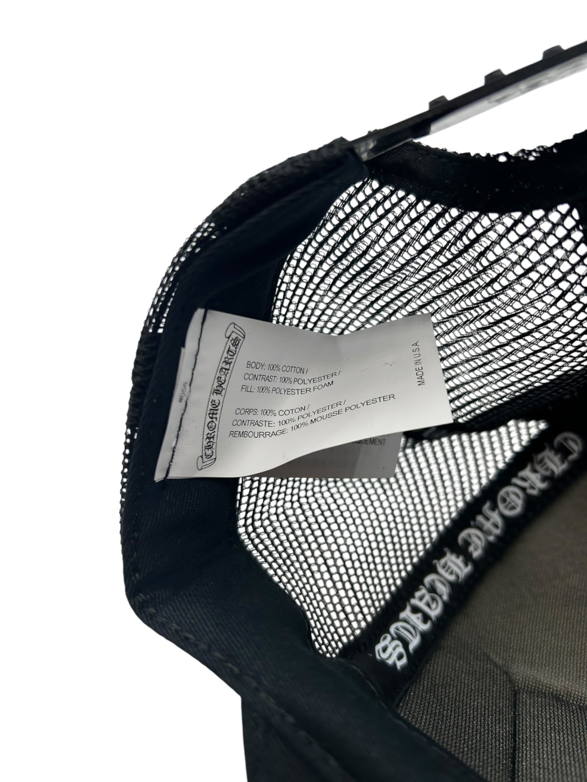 Chrome Hearts Miami Exclusive Trucker Hat Black