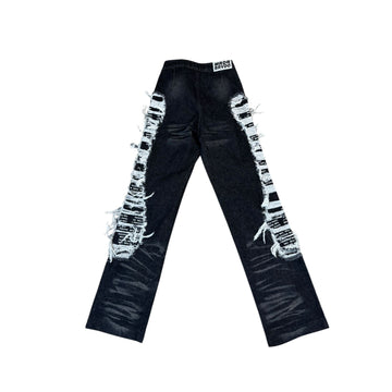 Who Decides War Jeans Distressed Jeans "Black" - Lightly Worn