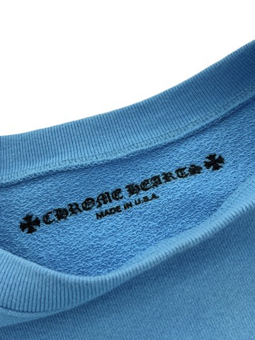 Chrome Hearts x Matty Boy Brain New Crewneck Sweatshirt Blue