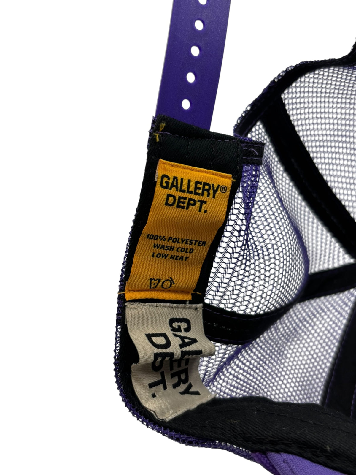 Gallery Dept. French Logo Trucker Hat Flo Purple