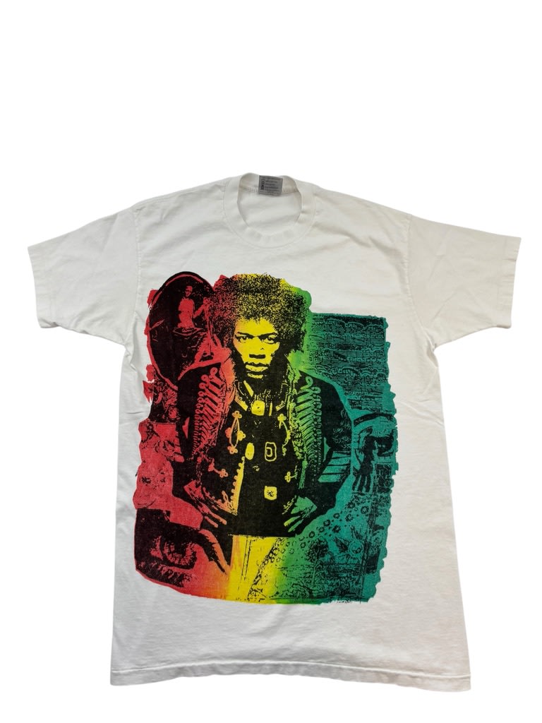 JIMI HENDRIX Rasta Tee White
