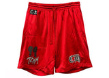 Chrome Hearts x Matty Boy "Team" Mesh Warm Up Jersey Shorts Red