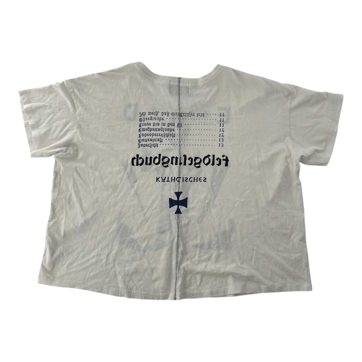 ERD Katholisches Toothbrush Tee White