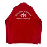 Chrome Hearts King Taco Quarter Zip Red
