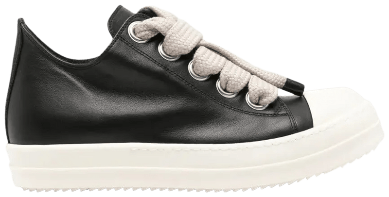 Rick Owens Jumbolace Low Sneaker Black Milk