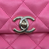 Chanel Quilted CC Handle Bag Pink
