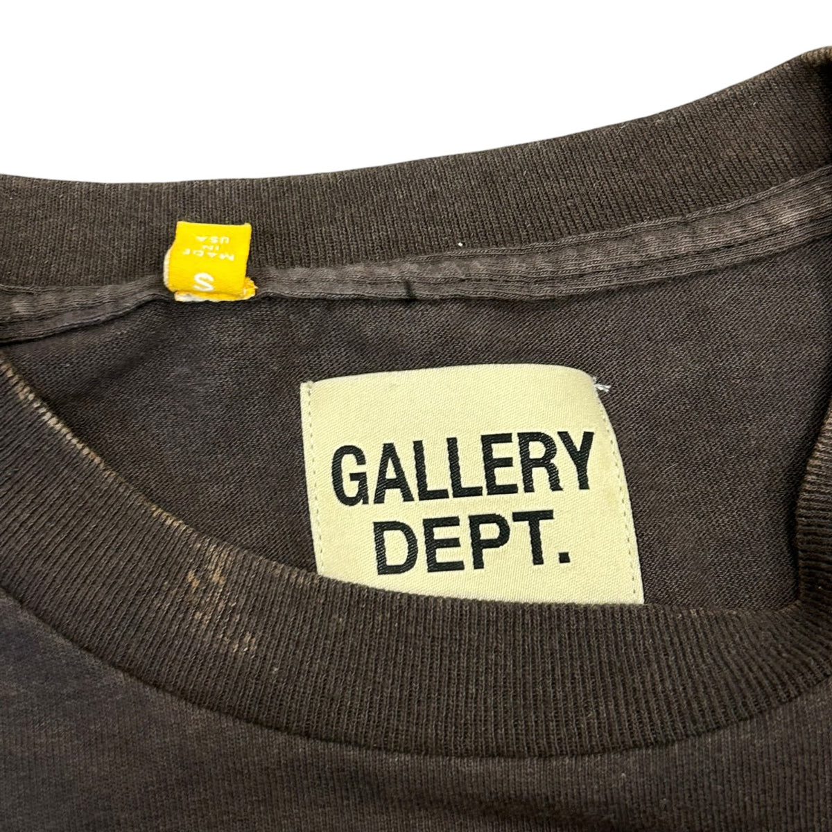 Gallery Dept Souvenir Tee Washed Grey Brown