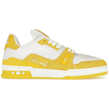 Louis Vuitton Trainer White Yellow Monogram