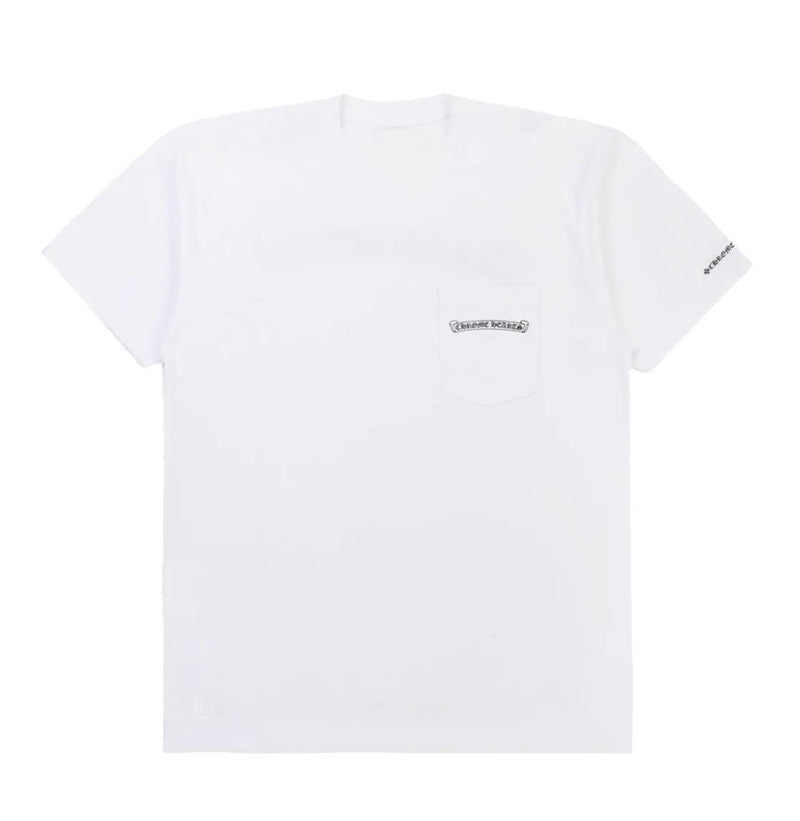 Chrome Hearts Scroll Logo Shirt White - Lightly Worn