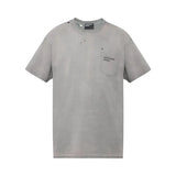 ERD Thrashed Logo Pocket T-Shirt Grey