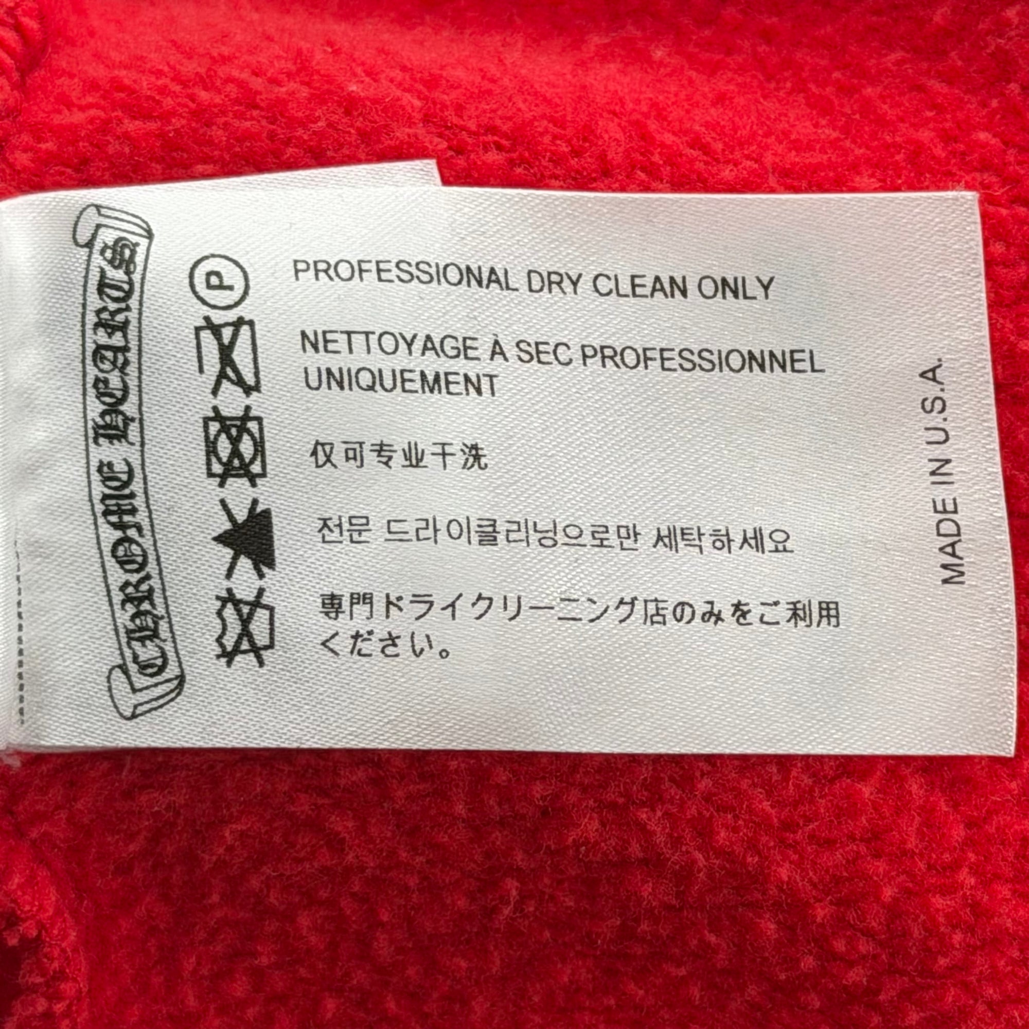 Chrome Hearts Matty Boy Chomper Hoodie Red White Blue