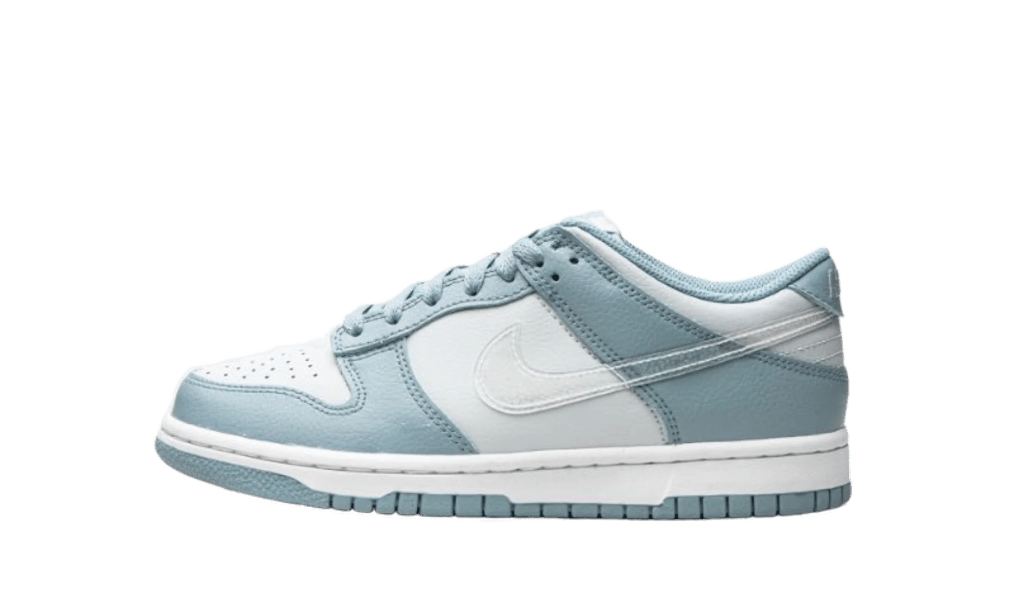 Nike Dunk Low "Clear Blue Swoosh" (GS)