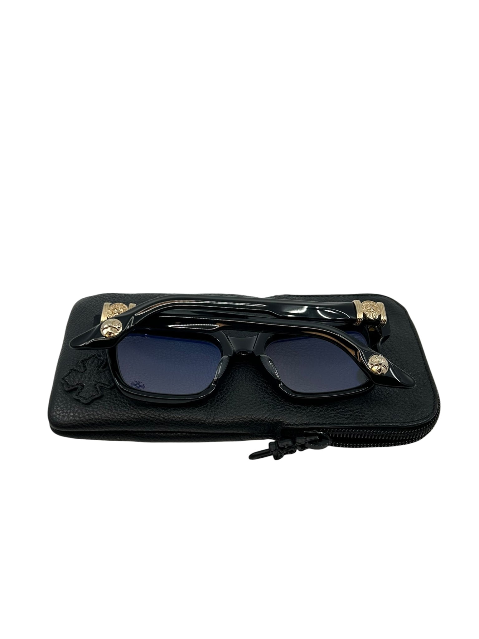 Chrome Hearts Hallamanass Glasses Black/Gold