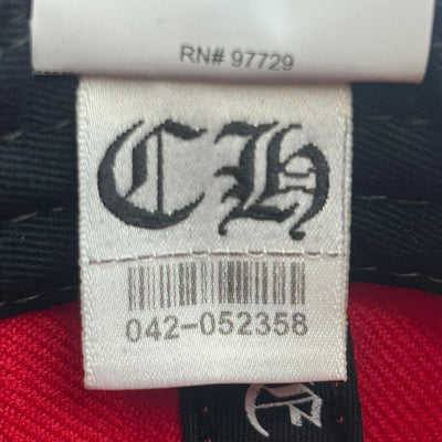 Chrome Hearts Essentials LA Exclusive Baseball Wool Cap Red