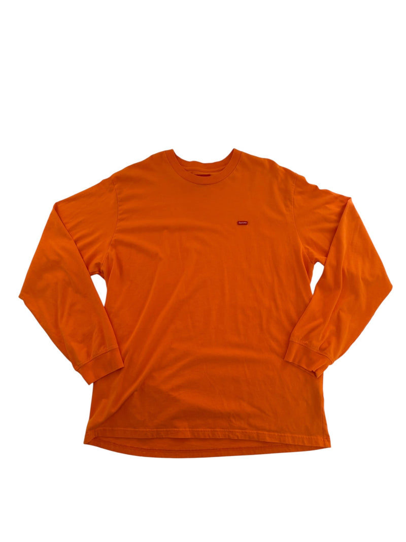 Supreme Logo Longsleeve Orange