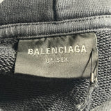 Balenciaga New Tape Type Hoodie Faded Black