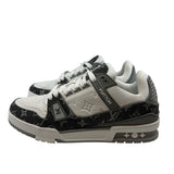 Louis Vuitton Trainer Monogram Denim Grey White