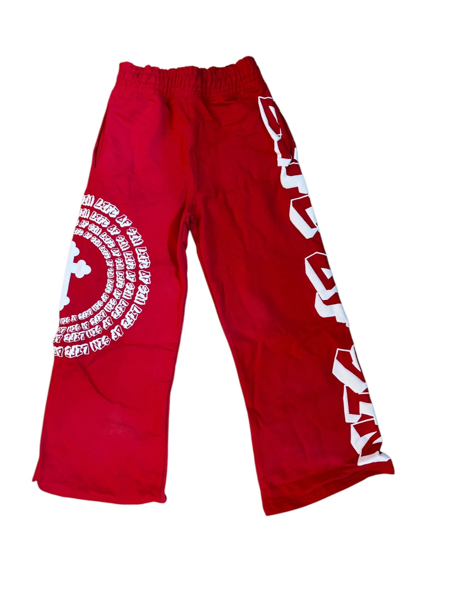 Life Of Sin Graffiti Sweatpants "Red"