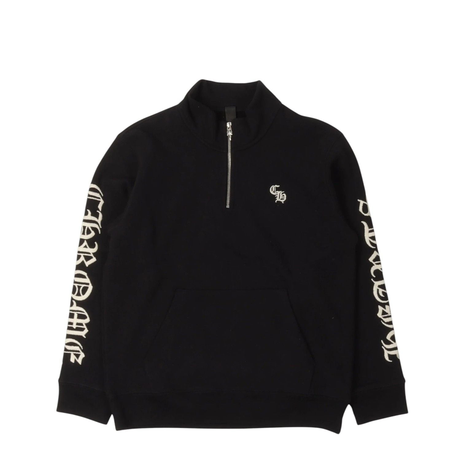 Chrome Hearts Embroidered Quarter-Zip Sweatshirt