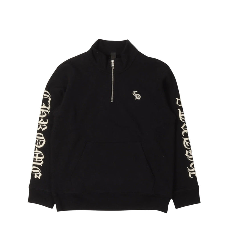 Chrome Hearts Embroidered Quarter-Zip Sweatshirt