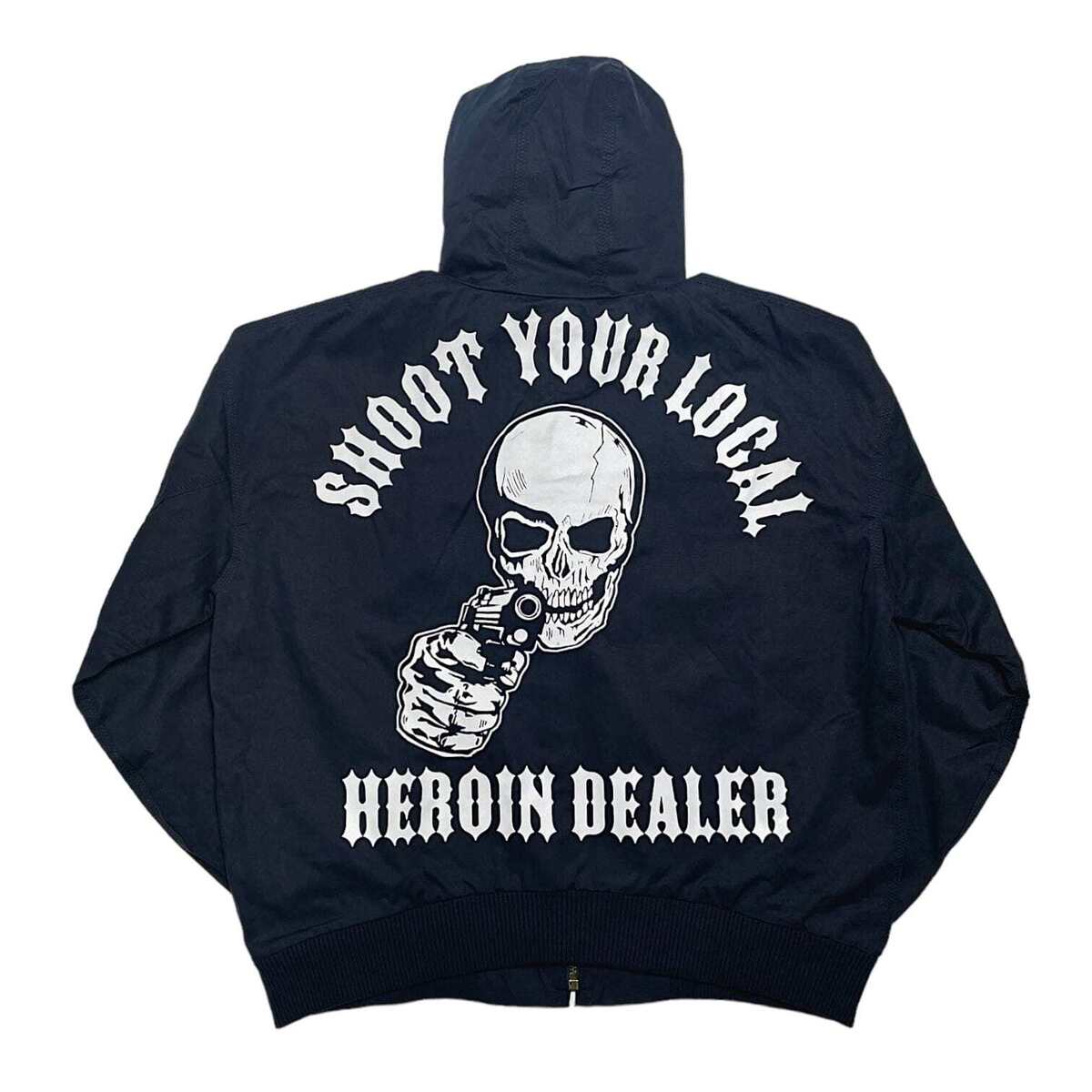 Warren Lotas Shoot Your Local Drug Dealer Worker Jacket "Black"