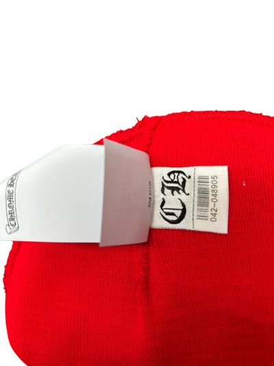 Chrome Hearts Logo Beanie Red
