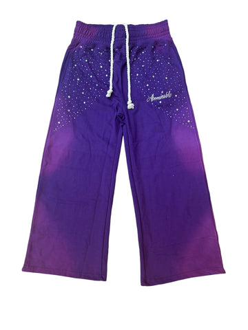 Abominable Crystal Sweatpants "Purple"