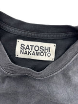 Satoshi Pearl Studded Logo Tee Black