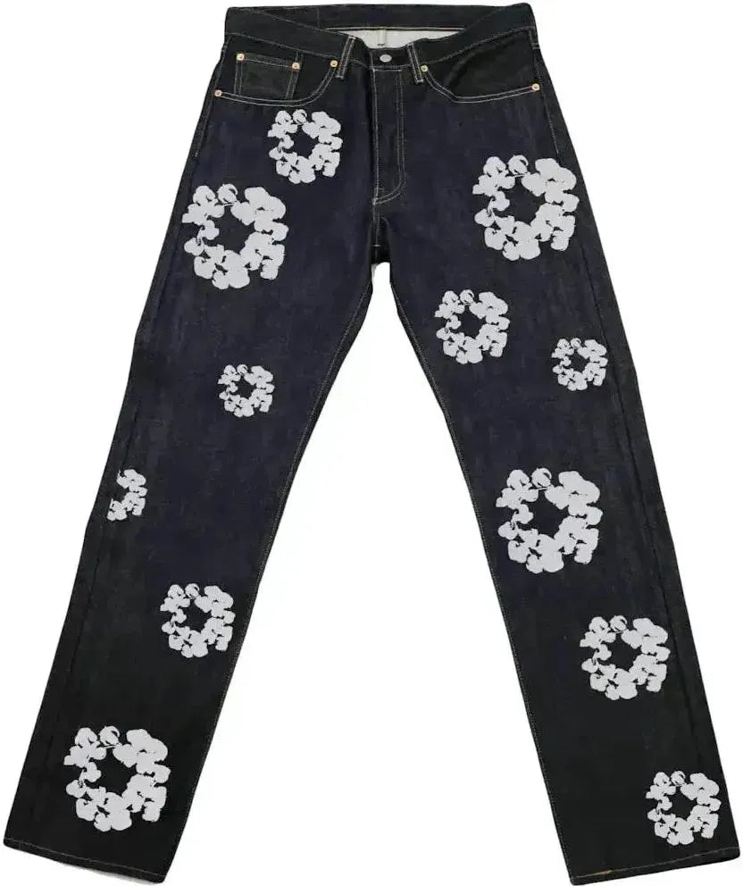 Denim Tears x Levi&#39;s Cotton Wreath Jean Indigo