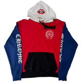 Chrome Hearts Matty Boy Chomper Hoodie Red White Blue